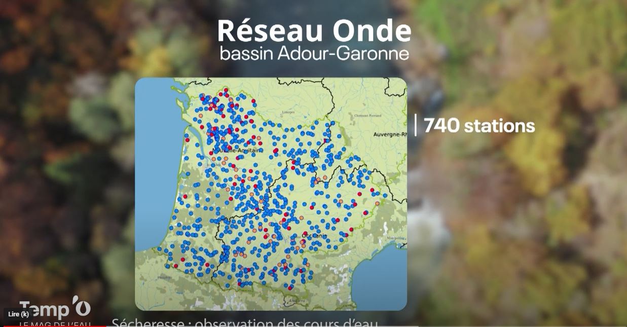 Afficher la vidéo Réseau ONDE : observer les petits cours d'eau pour alerter durant les crises estivales